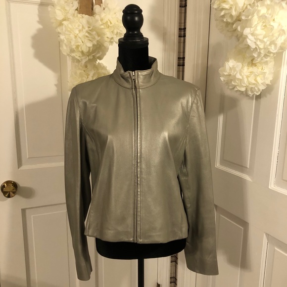 Jones New York Leather Jacket - Picture 6 of 13